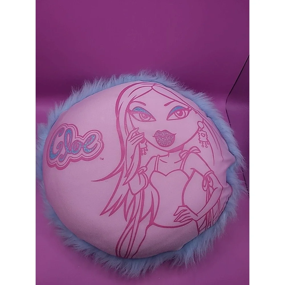 Bratz Cloe MGA Home Decor Pillow‎ Room Pink Round